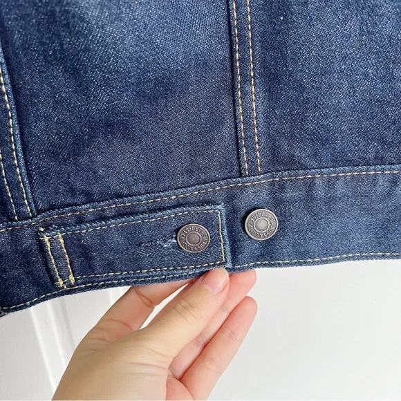 Levi’s • Trucker Jacket denim blue jean Rinse Dark Wash indigo classic - Picture 11 of 12